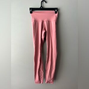 Lululemon Pink High-Waisted Wunder Under Leggings